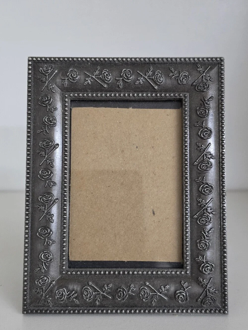 Studio Decor Pewter Mini Rose Frame